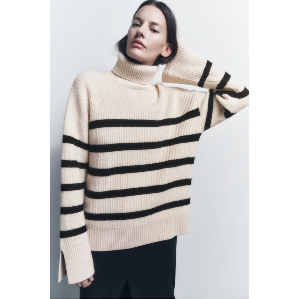STRIPED KNIT SWEATER - Picture 5 of 6
